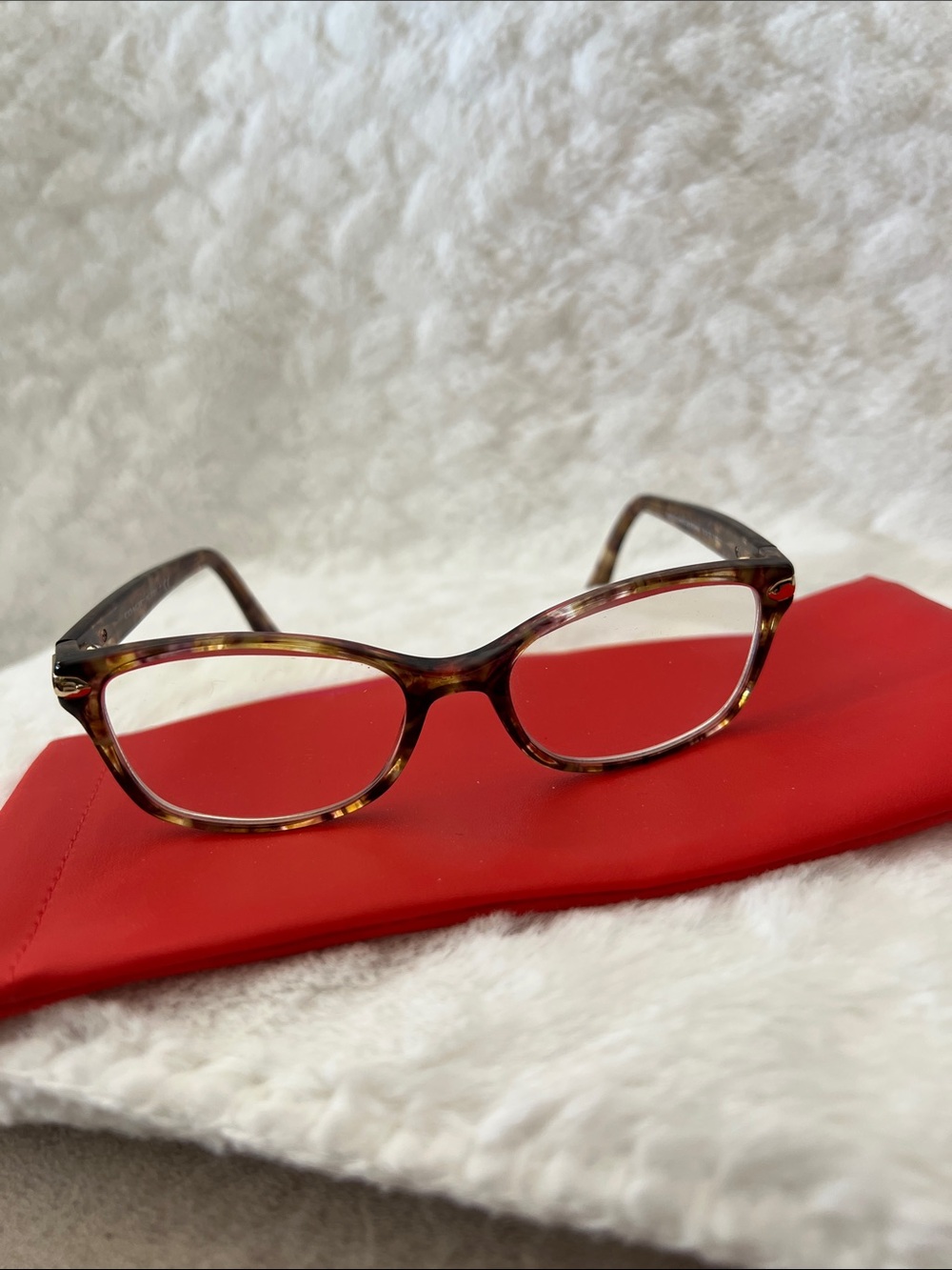 Coach Tortoise Shell Eye Glass Frame